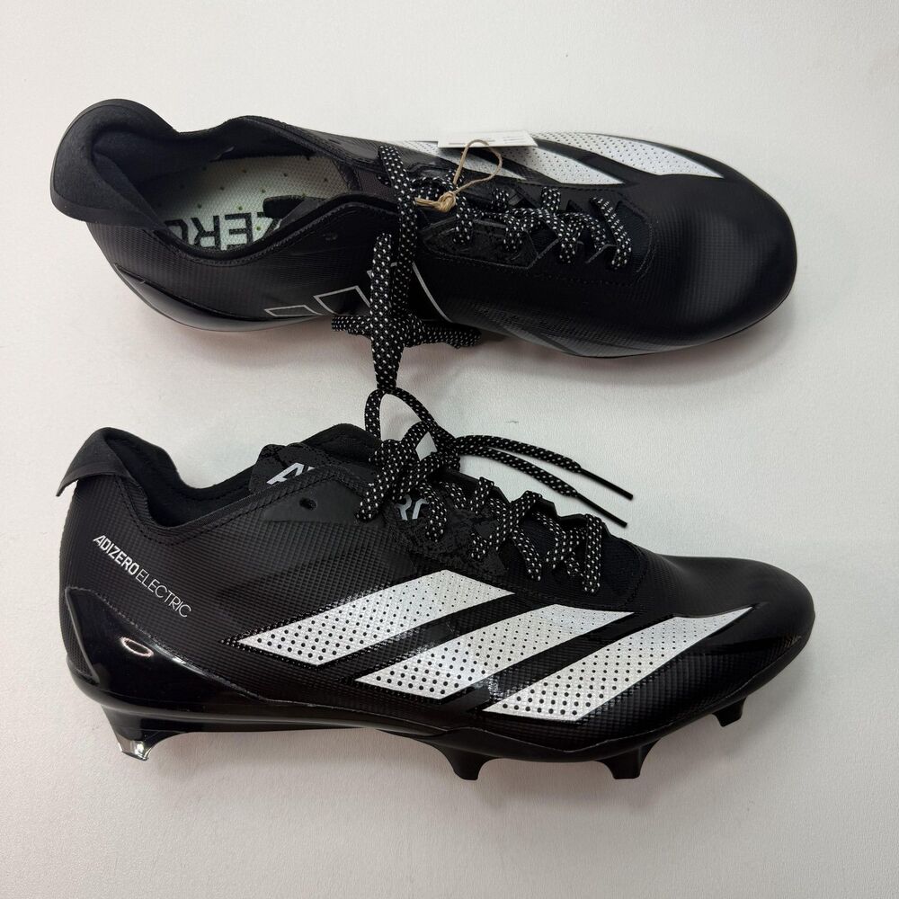 Adidas Adizero Electric Shoes Mens Size 9.5 Black Football Cleats IH5981 New